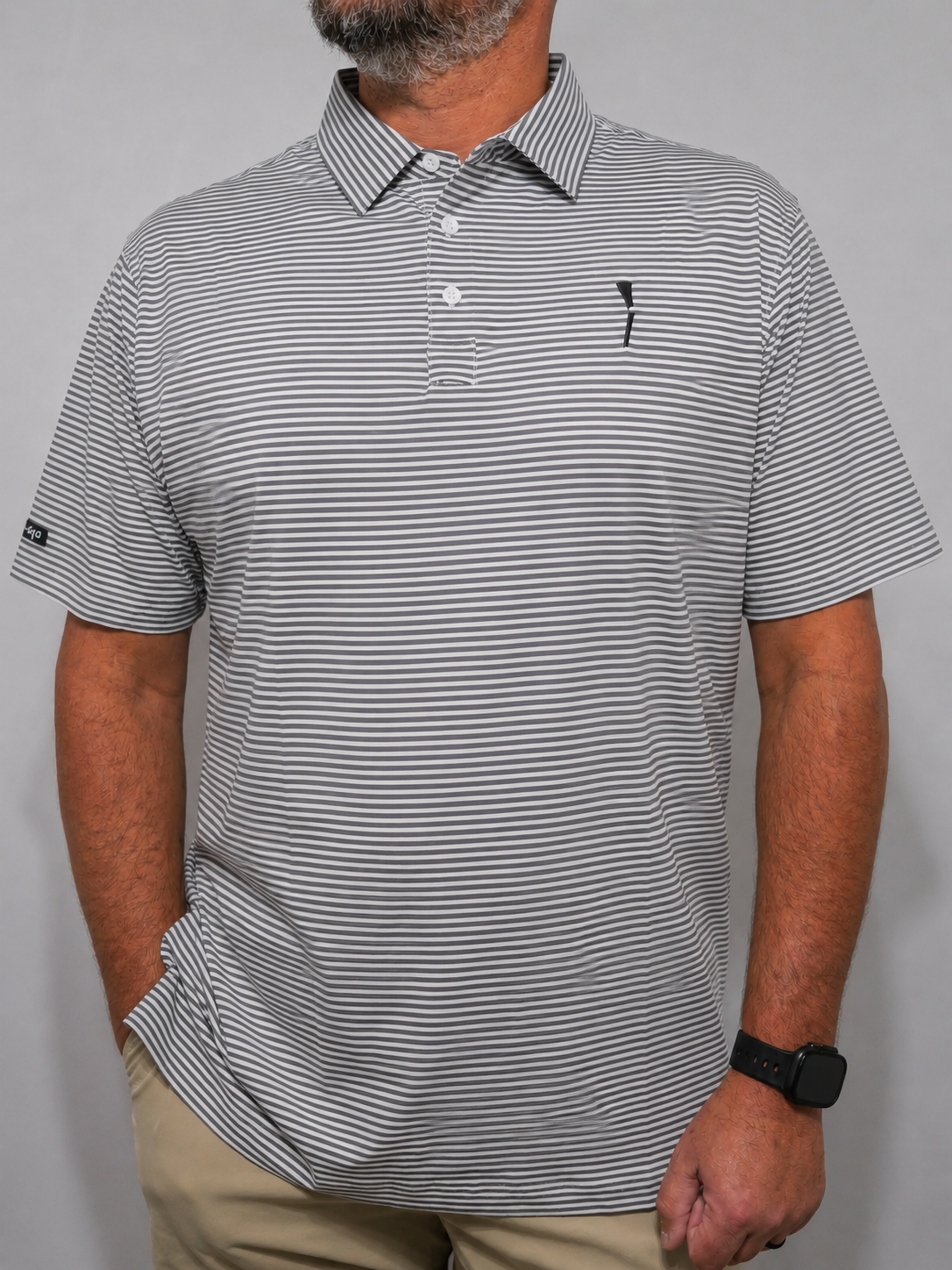 Pin Stripes - Gray
