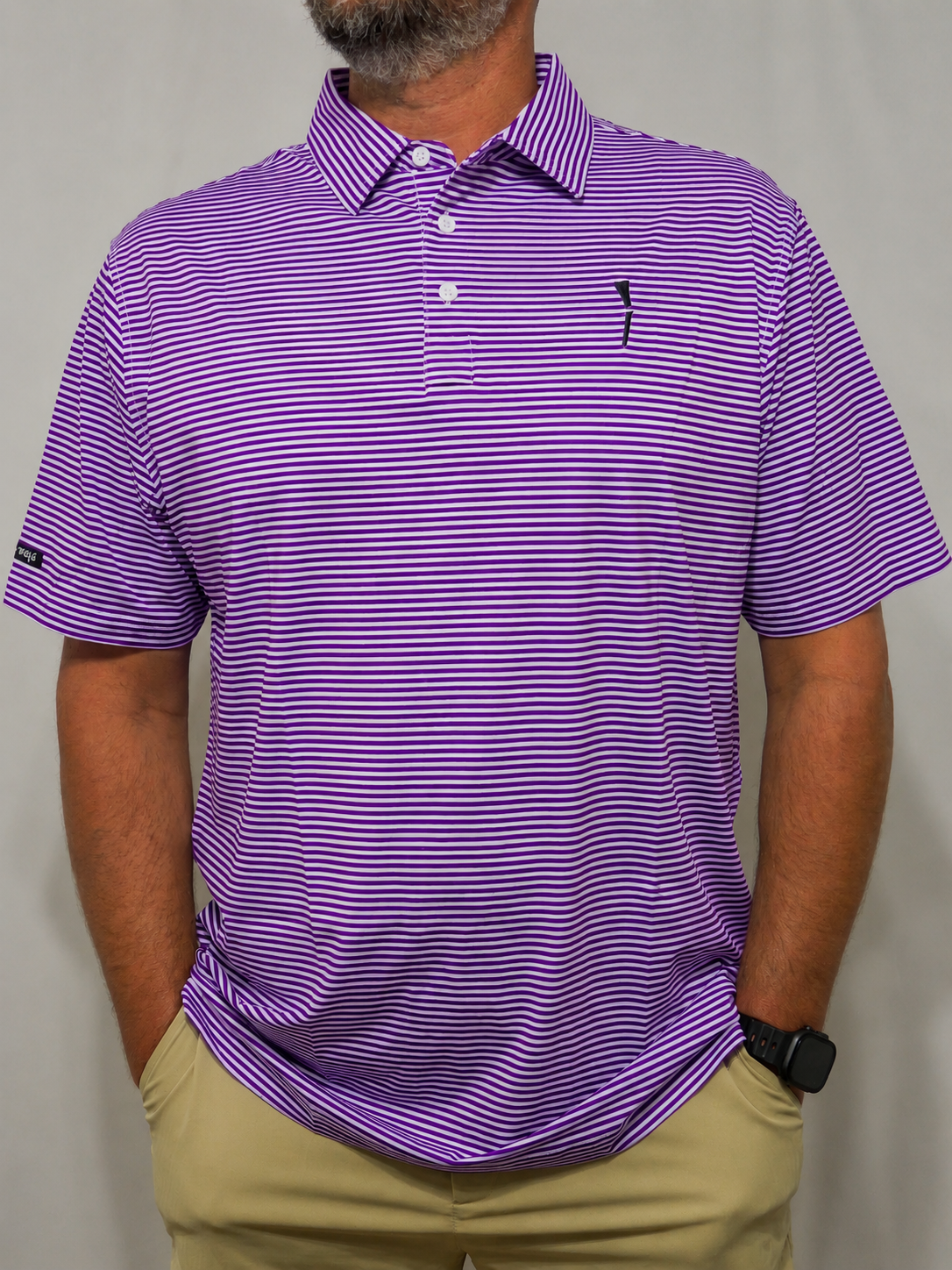 Pin Stripes - Purple