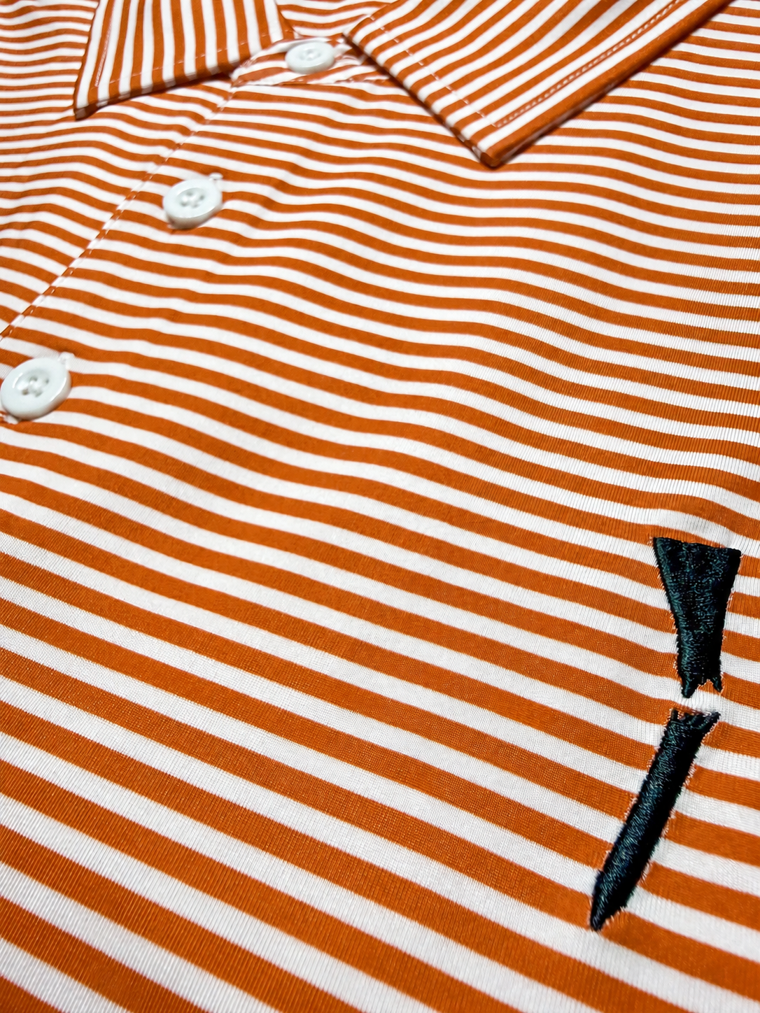 Pin Stripes - Burnt Orange