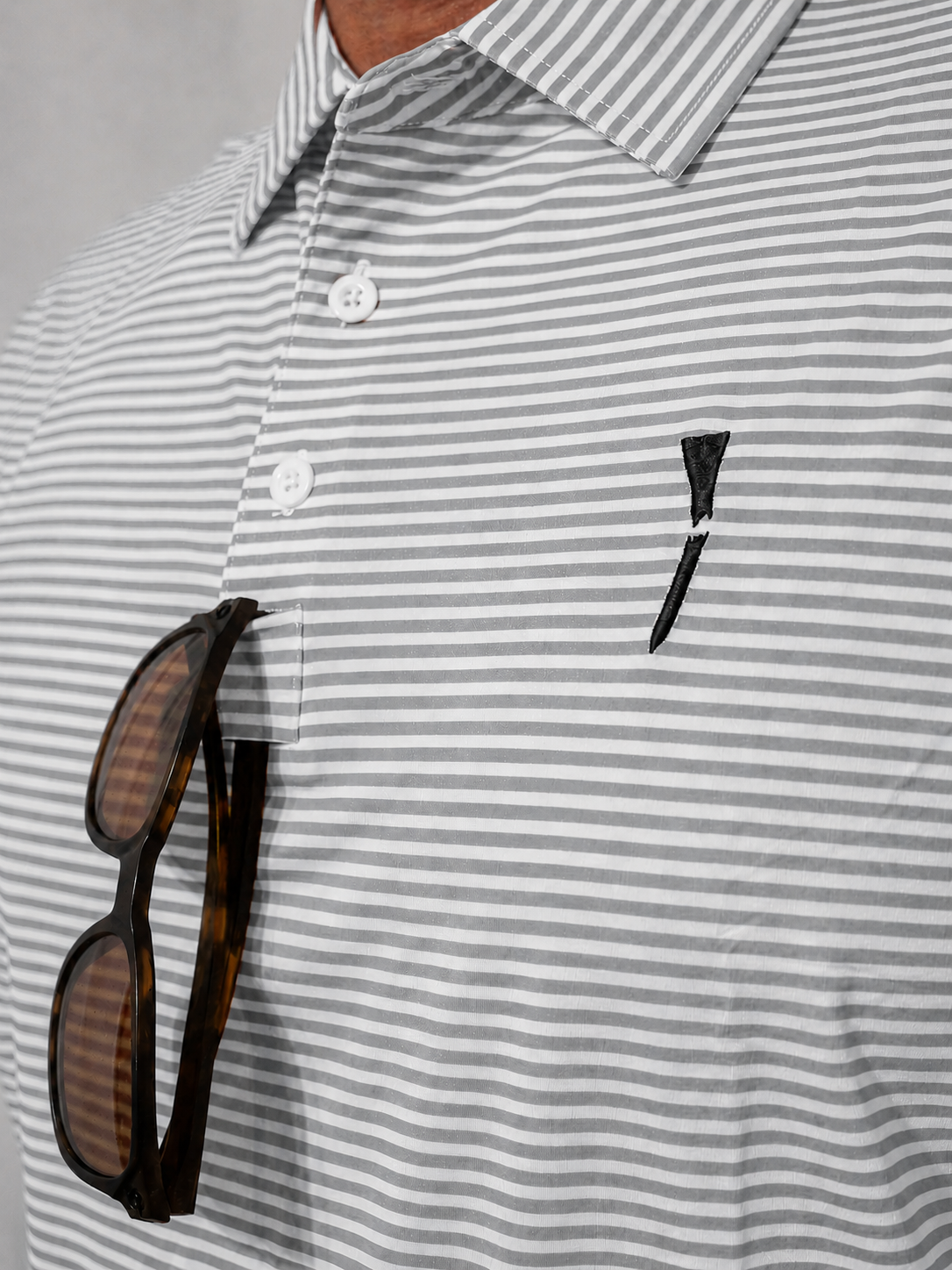 Pin Stripes - Gray