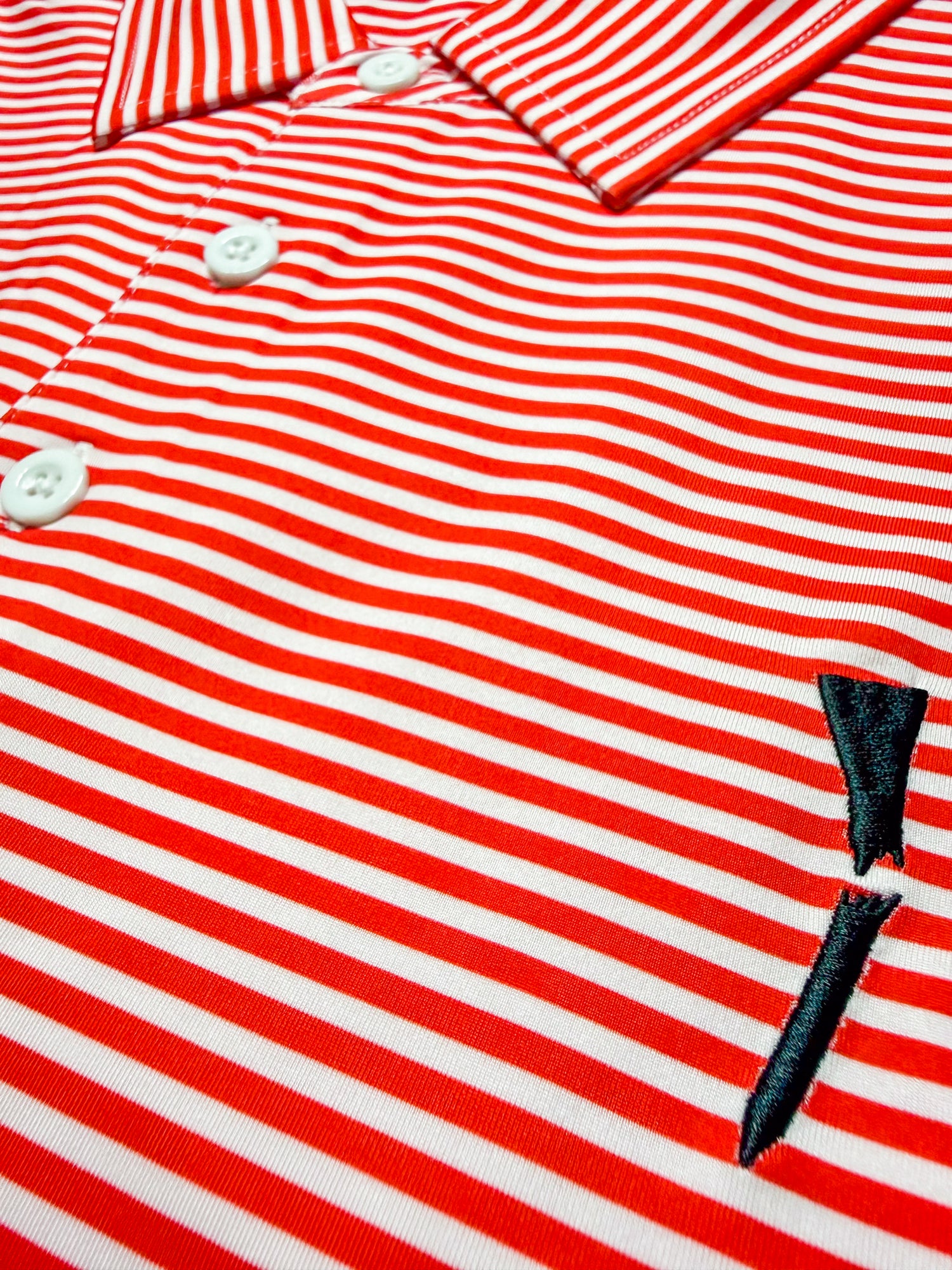 Pin Stripes - Red